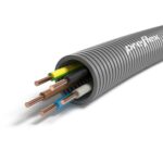 Preflex tube précâblé 25mm + VOB 5G4mm² rouleau 50m (50m) (ref:TFLEX5G4 R 50)