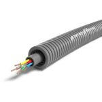 Preflex tube précâblé 16mm + SVV 8x0,8mm gris rouleau 100m (100m) (ref:TFLEX8X0,8 R 100)