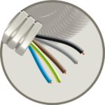 Elflex tube précâblé 16mm + installation VOB 5G1,5mm² (100m) (ref:ELFLEX5G1,5 R 100)