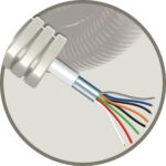 Elflex tube précâblé 16mm + câble d'alarme AL 8X0,22mm² (100m) (ref:ELFLEX8X0,22 R 100)