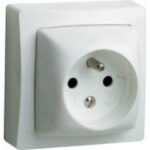 Oteo prise de courant 2 P + T 10/16 A - 250 V - monobloc (ref:86028)