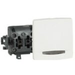 Oteo poussoir à voyant 6 A - 250 V - composable (ref:86105)