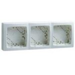 Oteo cadre saillie 3 mécan. dimensions 207 x 72 mm (ref:86093)