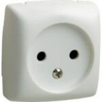 Oteo prise de courant 2 P 10/16 A - 250 V - composable (ref:86124)