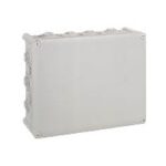 Boîte rectangul. Plexo IP 55 étanche - gris - 24 embouts (ref:92082)