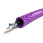Preflex tube précâblé 20mm + coax PE6 rouleau 100m (100m) (ref:TFLEXPE6 R 100)