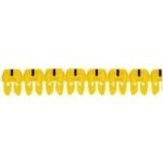 Repère CAB 3 - signe - noir/jaune - 1,5 à 2,5 mm² (Pack de 300)  (ref:38283)