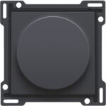 Manette 1-2-3 pour interrupteur rotatif avec 3 vitesses 20A, anthracite (ref:122-65936)