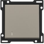 Manette avec voyant pour bouton poussoir, bronze (ref:123-60005)