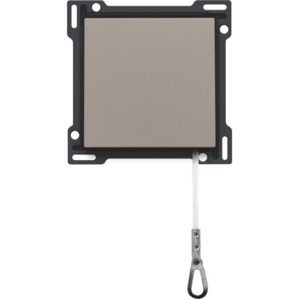 Plaque centrale pour interrupteur à tirage 16A 250V AC, bronze (ref:123-63606)