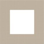 Plaque de recouvrement (60mm) simple, champagne mat (ref:157-76100)