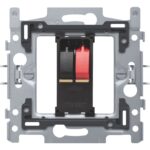 Socle connecteur haut-parleur simple (max 4mm²) (ref:170-09800)