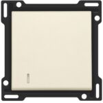 Manette avec voyant pour bouton poussoir, crème (ref:100-60005)