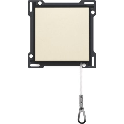 Plaque centrale pour interrupteur à tirage 16A 250V AC, crème (ref:100-63606)