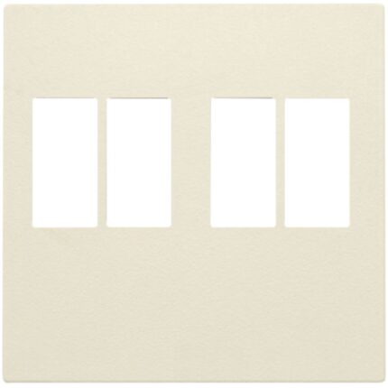 Enjoliveur pour double connecteur haut-parleur, crème (ref:100-69701)