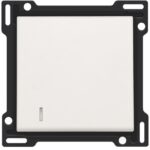 Manette avec voyant pour bouton poussoir, blanc (ref:101-60005)