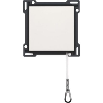Plaque centrale pour interrupteur à tirage 16A 250V AC, blanc (ref:101-63606)