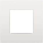 Plaque de recouvrement (60mm) simple, blanc (ref:120-76100)