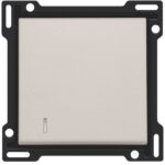 Manette avec voyant pour bouton poussoir, gris clair (ref:102-60005)