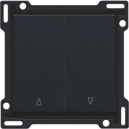 Manette pour bouton poussoir pour volets verrouillage électrique, noir (ref:161-65914)