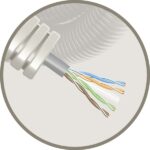 Elflex tube précâblé 16mm + data U/UTP CAT6 PVC (100m) (ref:ELU/UTP6P R 100)