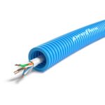 Preflex tube précâblé 16mm + câble data U/UTP CAT6 4P PVC rouleau 100m (100m) (ref:TFU/UTP6P R 100)