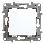 Niloé inverseur 10AX 250V blanc à griffes (ref:664504)