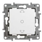 Niloé poussoir volets roulants blanc à griffes (ref:664512)