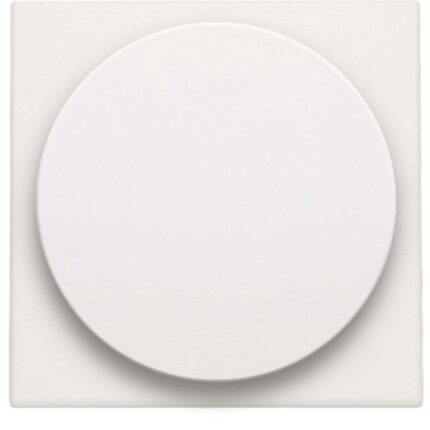 Plaque centrale pour variateur à bouton rotatif universel, blanc (ref:101-31003)