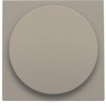 Plaque pour variateur à bouton rotatif universel, bronze (ref:123-31003)