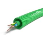 Preflex tube précâblé 20mm LS0H vert + installation XGB 3G2,5mm² (100m) (ref:TFZHXGB3G2,5 R 100)