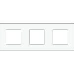 PLAQUE TRIPLE 71 BLANC (ref:241-76700)