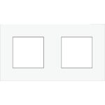 PLAQUE DOUBLE 71 BLANC (ref:241-76800)