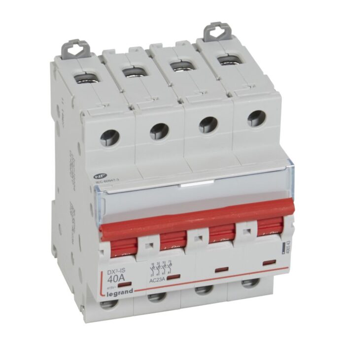 Inter sectionneur DX³ 4P 40A à déclencheur - 4 modules (ref:406543) – Image 1