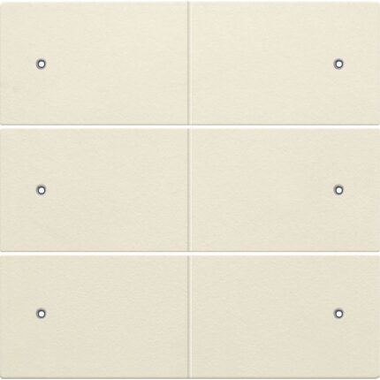 Set de finition pour bouton-poussoir sextuple, libre de potentiel, 24 V, avec LE (ref:100-60150)