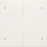 Set de finition pour bouton-poussoir quadruple, libre de potentiel, 24 V, avec L (ref:101-40150)