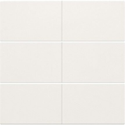 Set de finition pour bouton-poussoir sextuple, libre de potentiel, 24 V, BLANC (ref:101-60050)