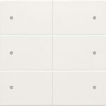 Set de finition pour bouton-poussoir sextuple, libre de potentiel, 24 V, avec LE (ref:101-60150)