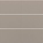 Set de finition pour bouton-poussoir sextuple, libre de potentiel, 24 V, bronze (ref:123-60050)