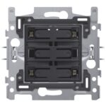 Socle pour quadruple bouton-poussoir libre de potentiel 24V N.O. avec LED couleu (ref:170-40150)