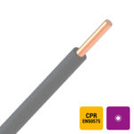 VOB H07V-U fil PVC massif 750V Eca 70°C gris 2,5mm² (100m) (ref:V0B2,5G-ECA R 100)