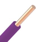 VTB H05V-U fil PVC massif 500V Eca 70°C violet 0,75mm² (100m) (ref:VTB0,75VI-ECA R 100)