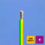 VOBst H07V-KT fil PVC souple étamé 750V Eca 60°C vert/jaune 2,5mm² (100m) (ref:H07V-KT2,5YG-ECA R 100)