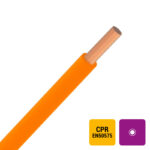 VTBs H05V-K fil PVC souple 500V Eca 70°C orange 1mm² (100m) (ref:H05V-K10R-ECA R 100)