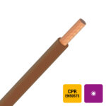 VOBs H07V-K fil PVC souple 750V Eca 60°C brun 16mm² (100m) (ref:H07V-K16M-ECA R 100)