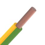 VOBs H07V-K fil PVC souple 750V Eca 60°C vert/jaune 6mm² (100m) (ref:H07V-K6YG-ECA R 100)