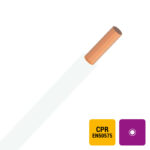 VTBs H05V-K fil PVC souple 500V Eca 70°C blanc 0,75mm² (100m) (ref:H05V-K0,75I-ECA R 100)