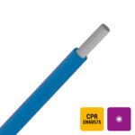 VOBst H07V-KT fil PVC souple étamé Eupen 750V Eca 70°C bleu RAL5015 25mm² (100m) (ref:V0BST25B-ECA R 100)