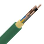 XGB câble d'installation XLPE/LS0H Eupen 1kV Cca s1d2a1 vert 5G2,5mm² (100m) (ref:XGB5G2,5E-CCA R 100)