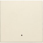 Set de finition avec lentille pour interrupteur élec. ou bouton-poussoir - crème (ref:100-32002)